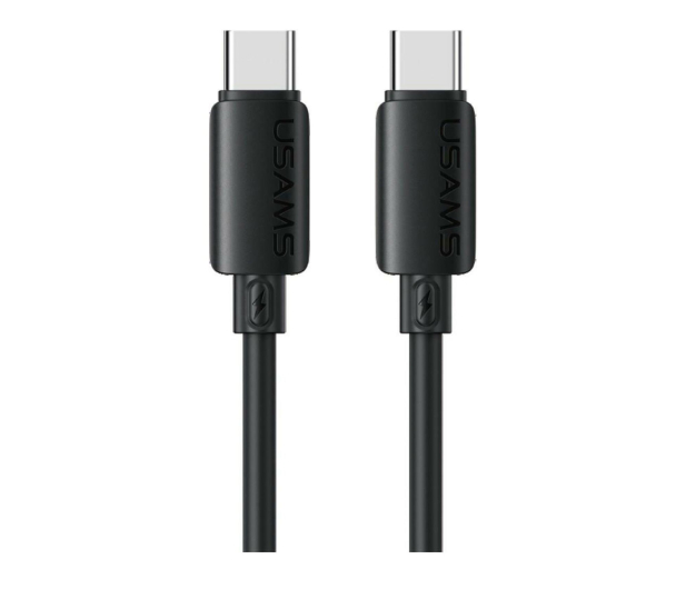 USAMS Kabel 30W 3A Silicone Fast Charging USB-C/Lightning czarny - 1568996 - zdjęcie